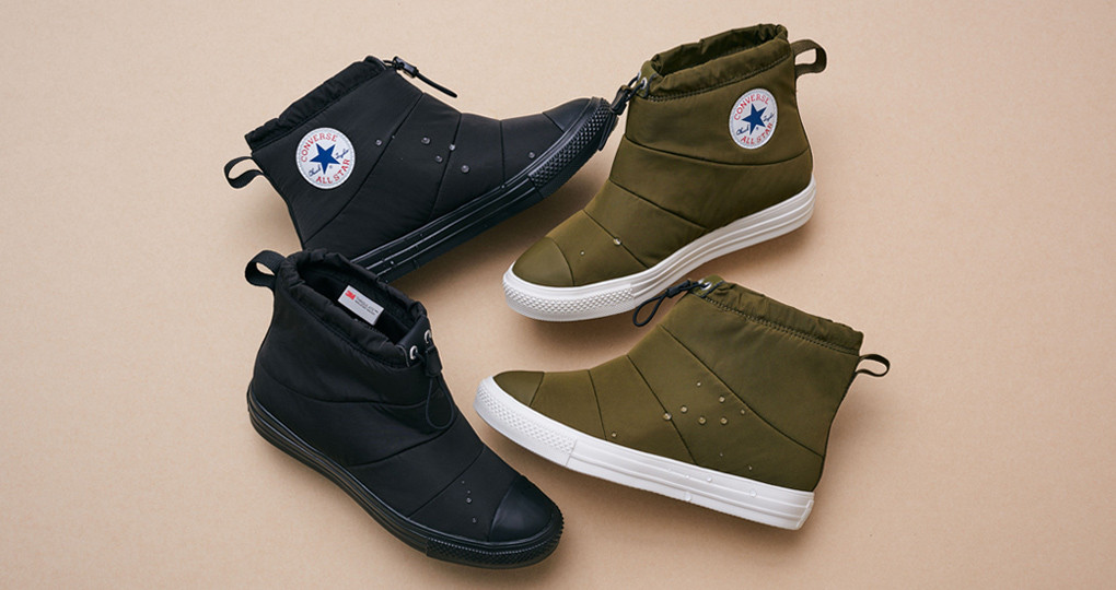 JP3967A935 日本限定 CONVERSE ALL STAR LIGHT PADDEDBOOTS HI 防潑水 秋冬保暖靴
