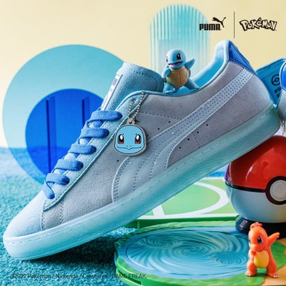 JP2212H006 PUMA × POKEMON SUEDE CLASSICS SQUIRTLE運動鞋