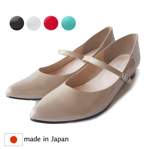 【2022新作】 エナメル ストラップ パンプス Androgynos ジェンダーレス （6カラー/4サイズ）