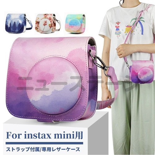 〖代購〗富士FUJIFILMインスタントカメラチェキinstax mini 11/9/8+/8用保護レザーケース【Z160】