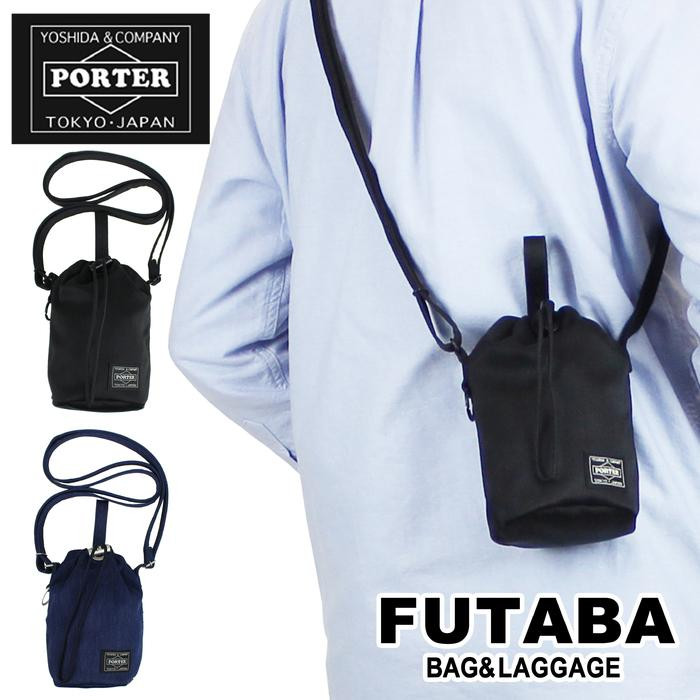 JP2302H010 日本製PORTER DENIM DRAWSTRING BAG(S)