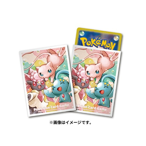 ポケモンカードゲーム デッキシールド ミュウ＆マナフィ＆ディアンシー