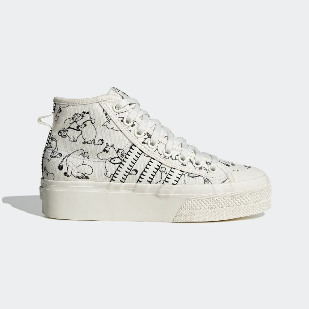 JP2303H010 Adidas Nizza × Moomin厚底運動鞋