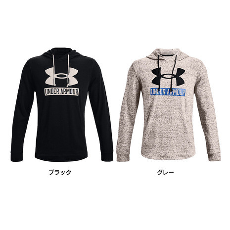 〖代購〗アンダーアーマー（UNDER ARMOUR）（メンズ） ライバルテリー ロゴ フーディー 1370390｜SuperSportsXEBIO楽天市場支店