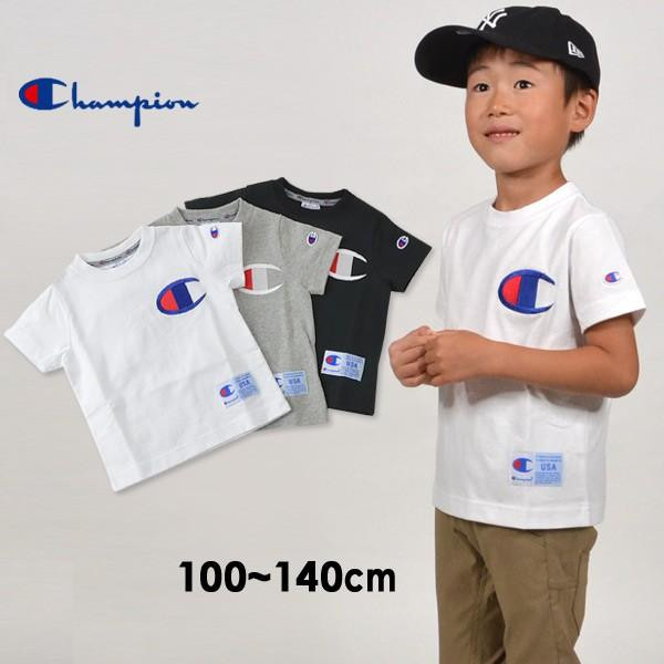 日本現貨 童裝 Champion Tee JP super big logo