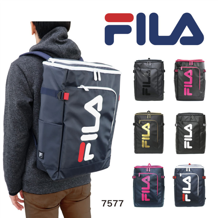 fila リュック セール ユニセックス 男女兼用 ゴールドファスナー