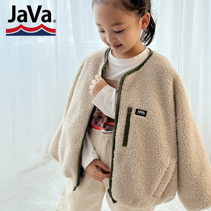 〖代購〗《javaジャバ コラボ》送料無料 キッズ トップス アウター ブルゾン 子供服 男の子 女の子 親子コーデ お揃い 2WAY リバーシブル ボア フリース ジャケット もこもこ MA-1 ショート 長袖 羽織り 大きいサイズ 秋 冬 2022aw クラシカルエルフ kcl4000