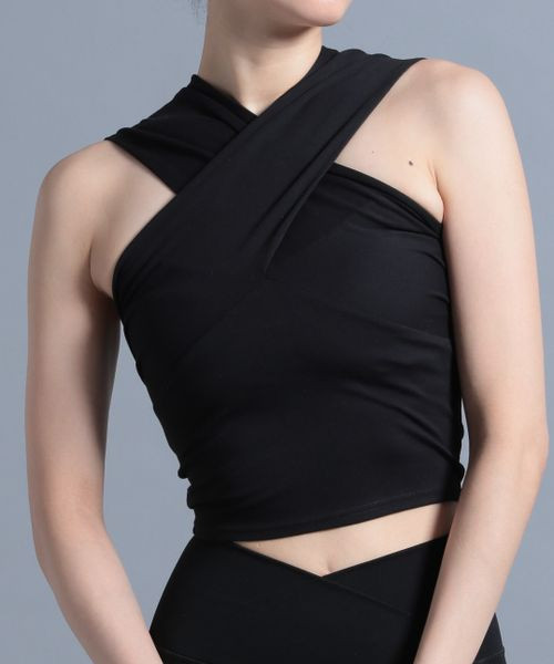 〖代購〗【HEREIAM】＜WEB限定＞フロントクロスブラTOP(カップ付き)