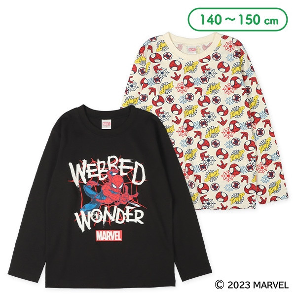 〖代購〗総柄ロゴ長袖Tシャツ（スパイダーマン）