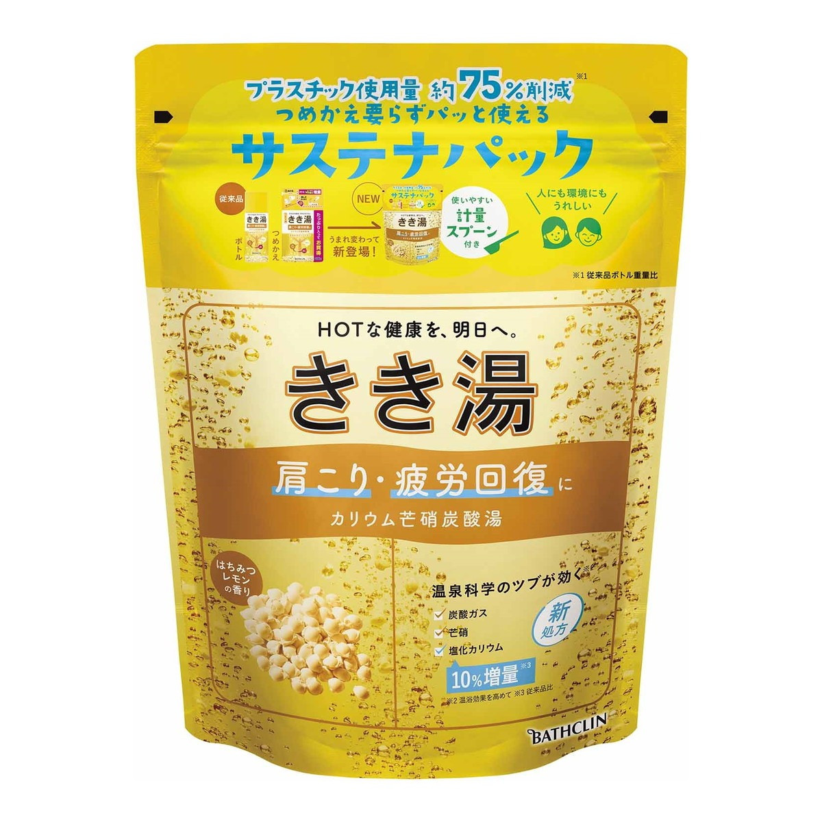 バスクリン きき湯 カリウムボウ硝炭酸湯 360g 薬用入浴剤