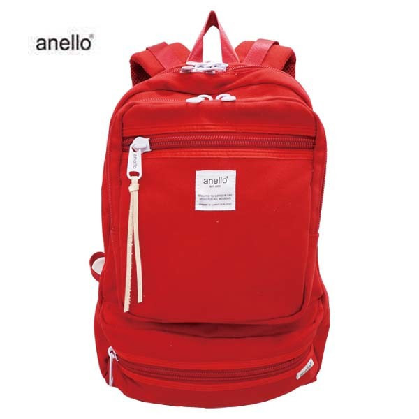 〖代購〗【anello / アネロ】 厚手コットンキャンバス多収納バックパック