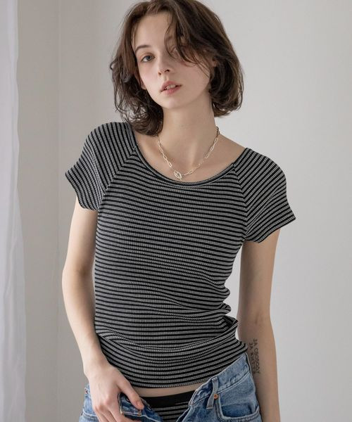 〖代購〗≪一部予約≫【bijorie】カップ付きバックオープンTシャツ／NEW BASIC 24SS
