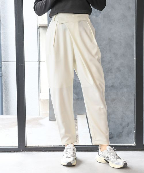 〖代購〗【HEREIAM】アシメタックツイルパンツ