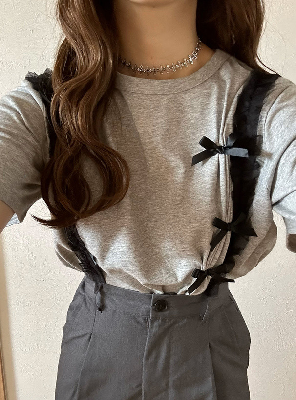 〖代購〗リボンTシャツ