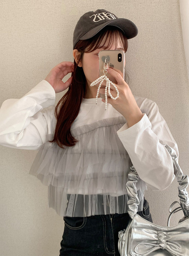 〖代購〗フリルチュールドッキングロンT